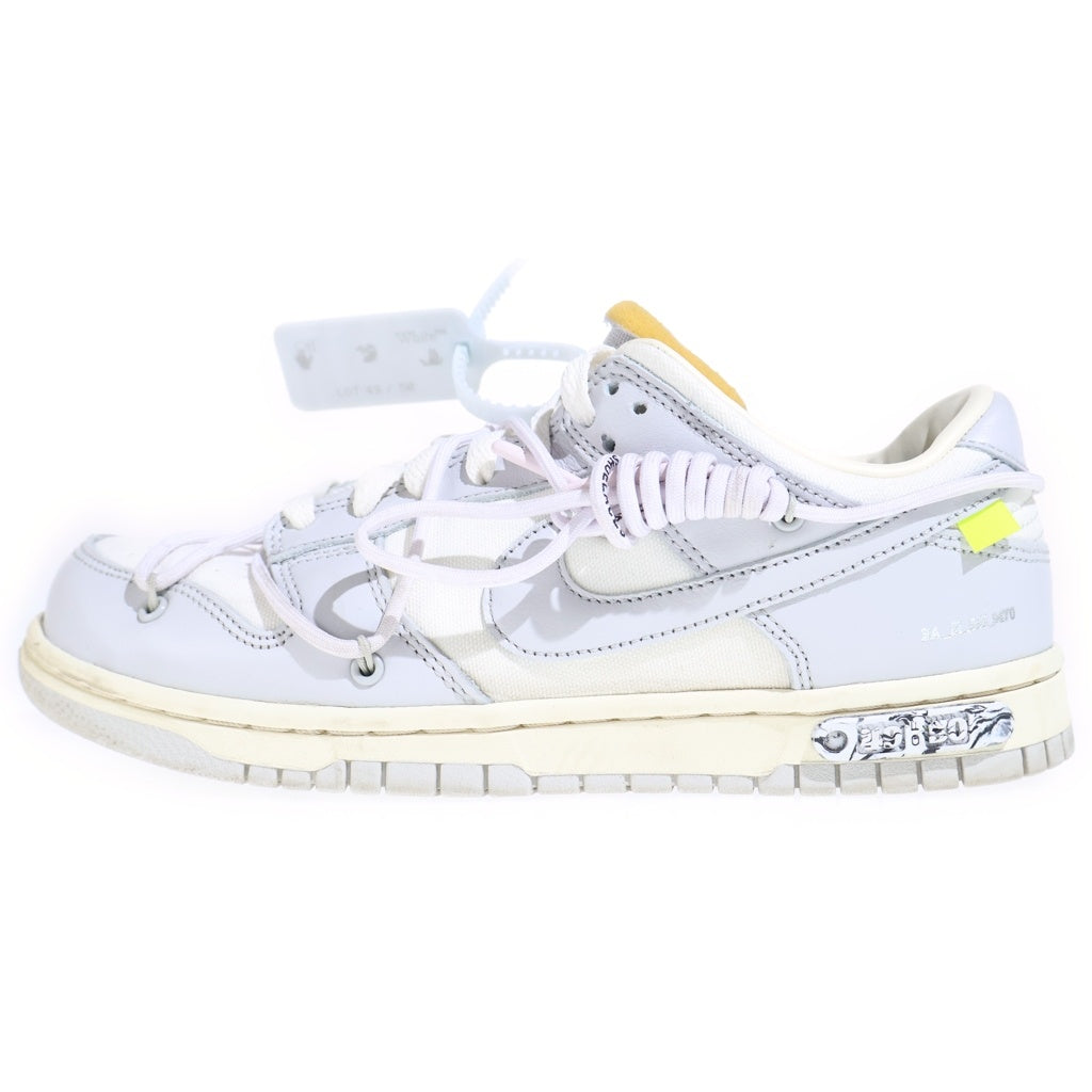 NIKE(ナイキ) ×OFF-WHITE DUNK LOW 1 DM-1602-123 1OF 50 LOT49 オフ