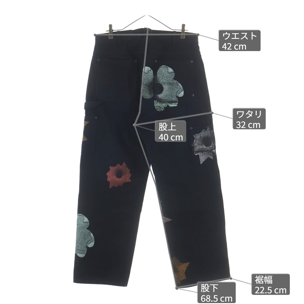 SUPREME(シュプリーム) 22SS Nate Lowman Double Knee Painter Pant ネイトローマン ダブルニー ペインターパンツ ブラック