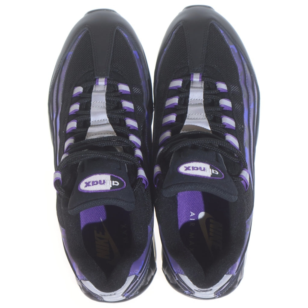 NIKE(ナイキ) AIR MAX 95 Court Purple Camo エアマックス コートパープルカモ ローカットスニーカー ブラック US10/28.0cm HQ1973-500