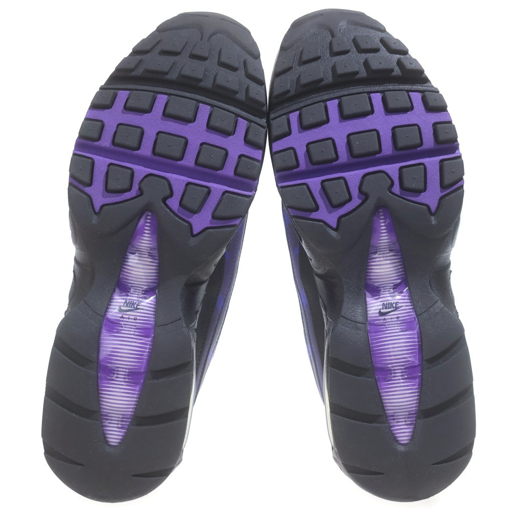 NIKE(ナイキ) AIR MAX 95 Court Purple Camo エアマックス コートパープルカモ ローカットスニーカー ブラック US10/28.0cm HQ1973-500