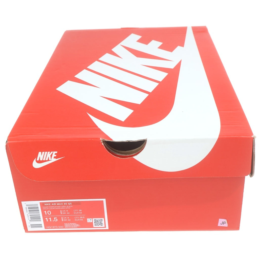 NIKE(ナイキ) AIR MAX 95 Court Purple Camo エアマックス コートパープルカモ ローカットスニーカー ブラック US10/28.0cm HQ1973-500