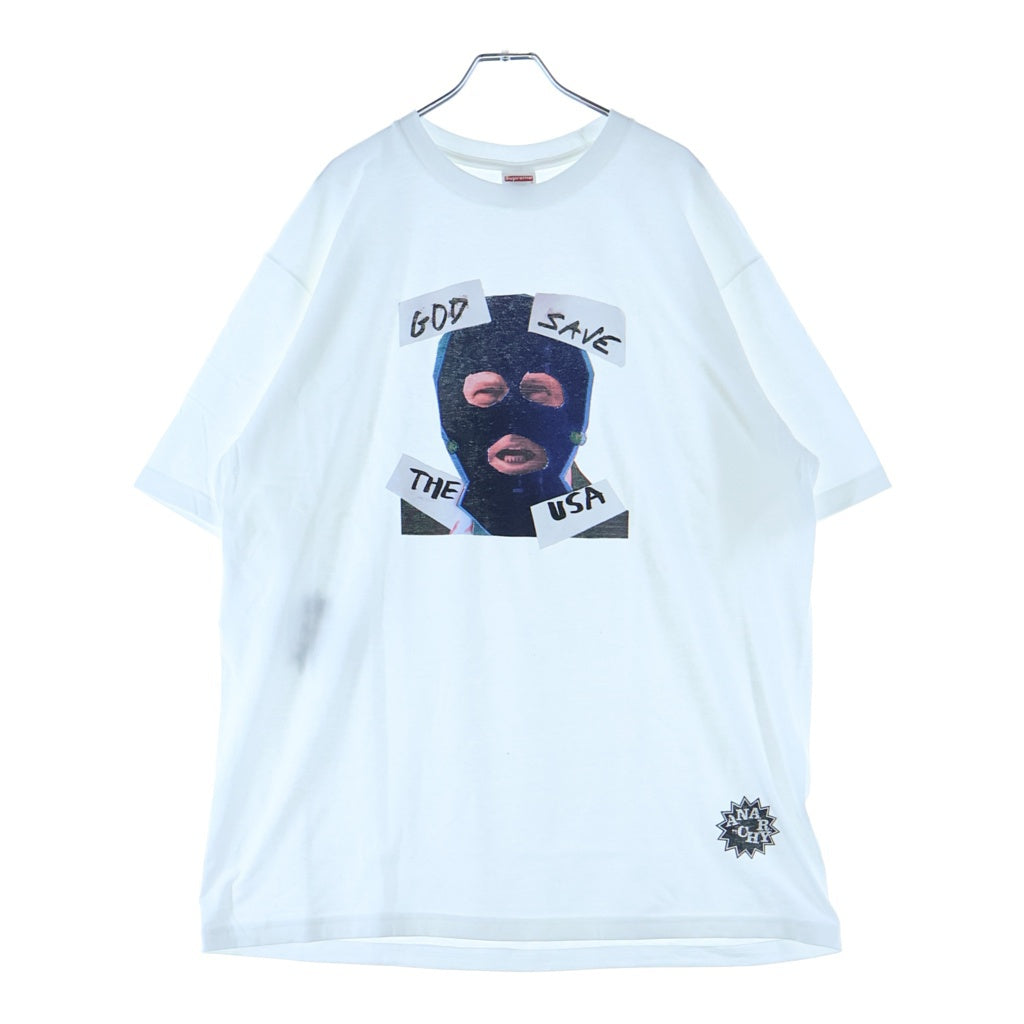n*1様 Supreme ホワイト Tシャツ Sサイズ 写真プリント SUPREME(シュプリーム) 26SS God Save Us Tee ゴッド セイブ アス