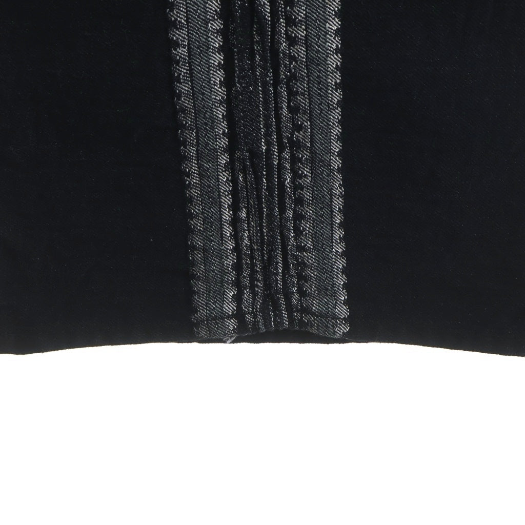 KAPITAL(キャピタル) 25AW 12oz 矢絣ジャガードデニム ポートバギーパンツ ブラック K2510LP117