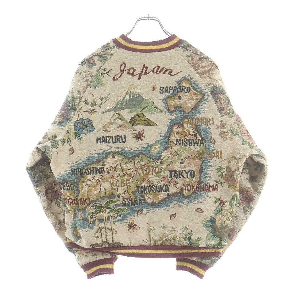 KAPITAL(キャピタル) 25AW 総柄 ゴンデラ ジップアップ スーベニアジャケット ベージュ K2510LJ103