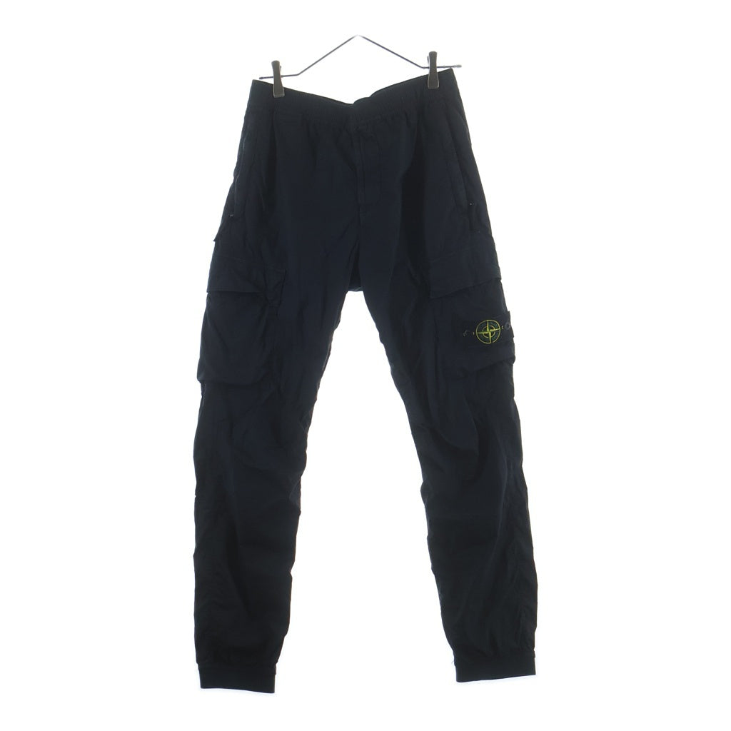 STONE ISLAND(ストーンアイランド) RE-T Cargo Pants コンパスロゴワッペン カーゴパンツ ブラック 101531303