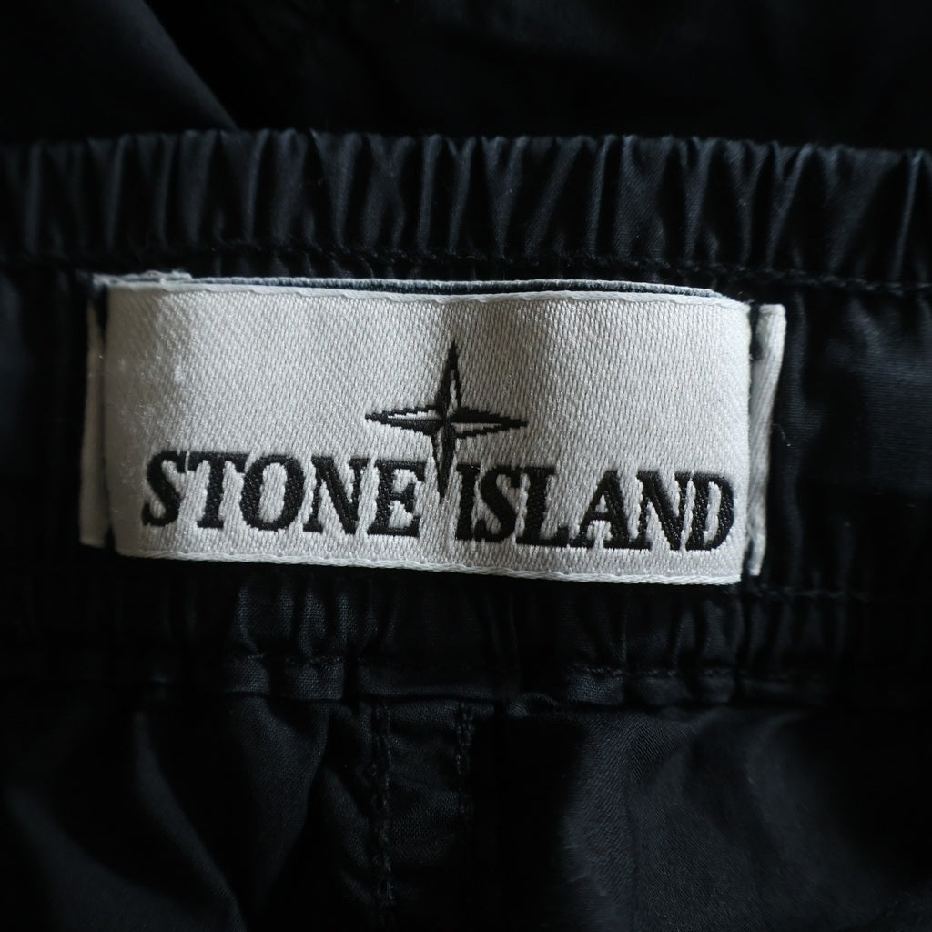 STONE ISLAND(ストーンアイランド) RE-T Cargo Pants コンパスロゴワッペン カーゴパンツ ブラック 101531303