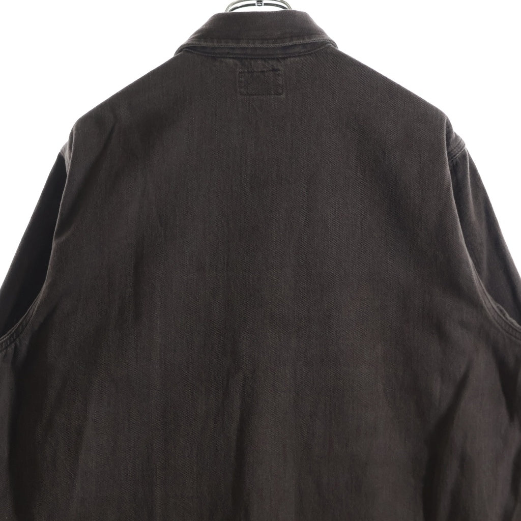RRL(ダブルアールエル) DENIM SHIRTS JACKET ツイル ユーティリティ 長袖シャツ ジャケット ブラウン 782959682001