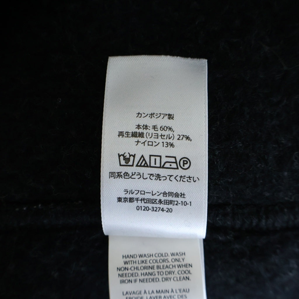 POLO RALPH LAUREN(ポロラルフローレン) WOOL CPO SHIRTS ウール混 ボタンダウン 長袖シャツジャケット ブラック