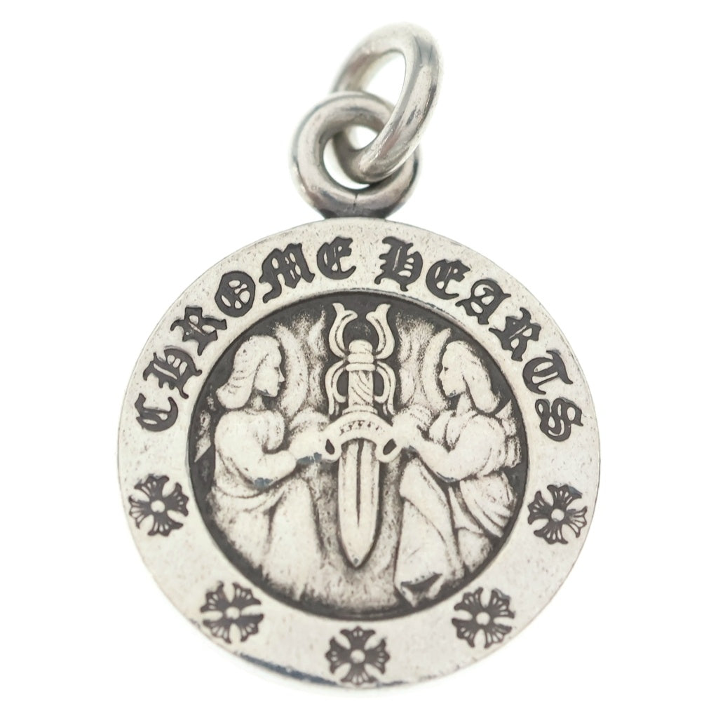 CHROME HEARTS(クロムハーツ) CHRM ANGL MDL V2 エンジェルメダルチャーム ペンダントトップ シルバーBCA229