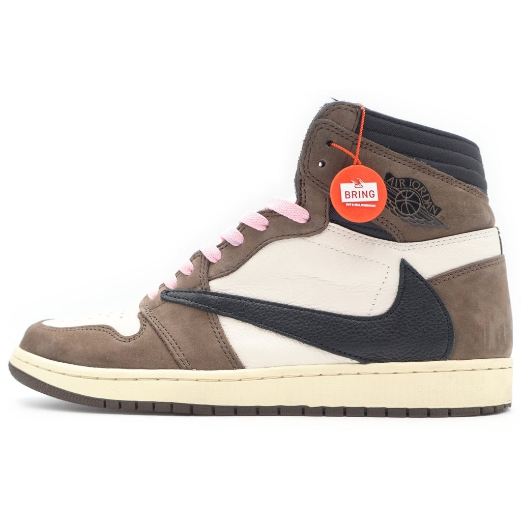 NIKE(ナイキ) ×TRAVIS SCOTT AIR JORDAN 1 RETRO HIGH OG TS SP CD4487-100 トラヴィススコット エアジョーダン1 ハイカットスニーカー シューズ US11/29.0cm