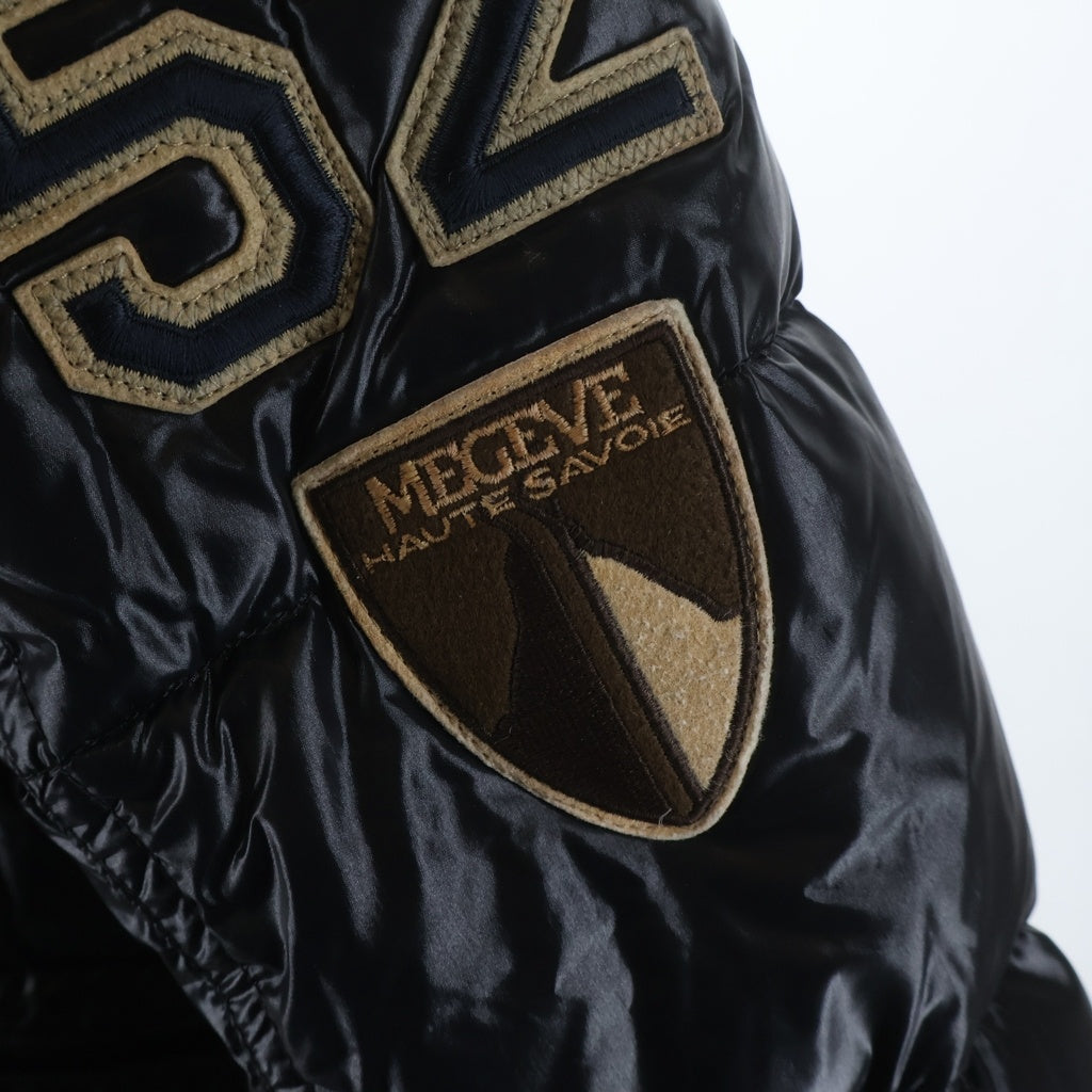 MONCLER(モンクレール) K2スペシャル ロゴワッペン ジップアップ ナイロンダウンジャケット ブラック 41305/50/68950