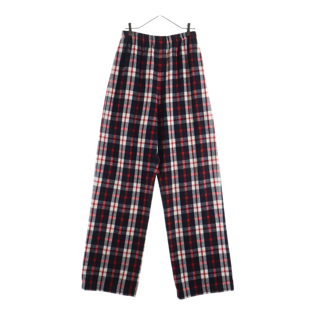 BALENCIAGA(バレンシアガ) チェック柄 コットンスウェットパンツ 