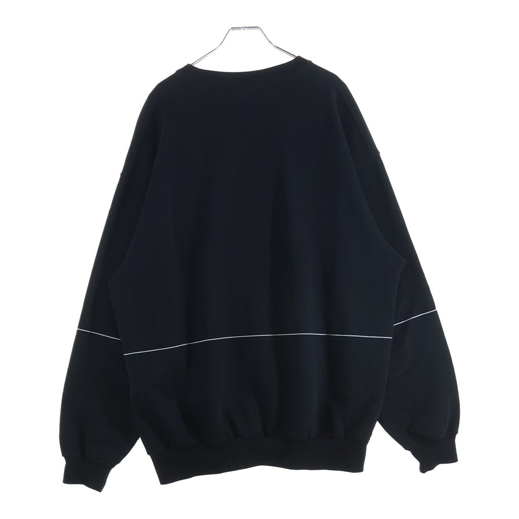 BALENCIAGA(バレンシアガ) 17AW OVERSIZED HOMME CITY オーバサイズ HOMME刺繍 スウェット トレーナー ブラック 485994 TWK22
