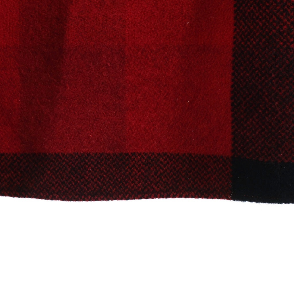 VETEMENTS(ヴェトモン) 19SS Over Size Western Wool Flannel Check Shirt オーバーサイズウエスタンウールフランネルチェックシャツ レッド WAH19SH104