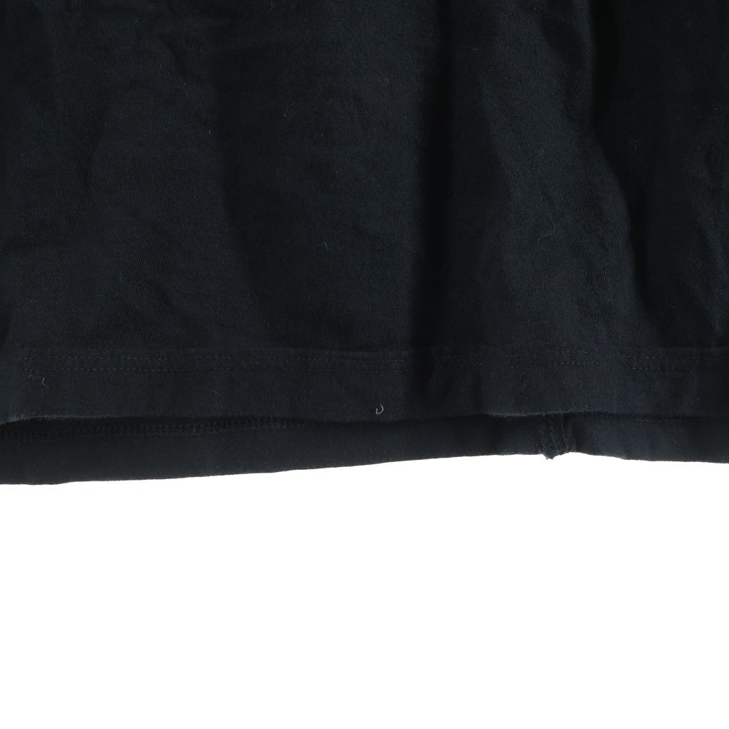 DRKSHDW(ダークシャドウ) Logo T-shirts シグネチャーロゴプリント クルーネック オーバーサイズ 長袖Tシャツ カットソー ブラック DU02D2260-RNEP1
