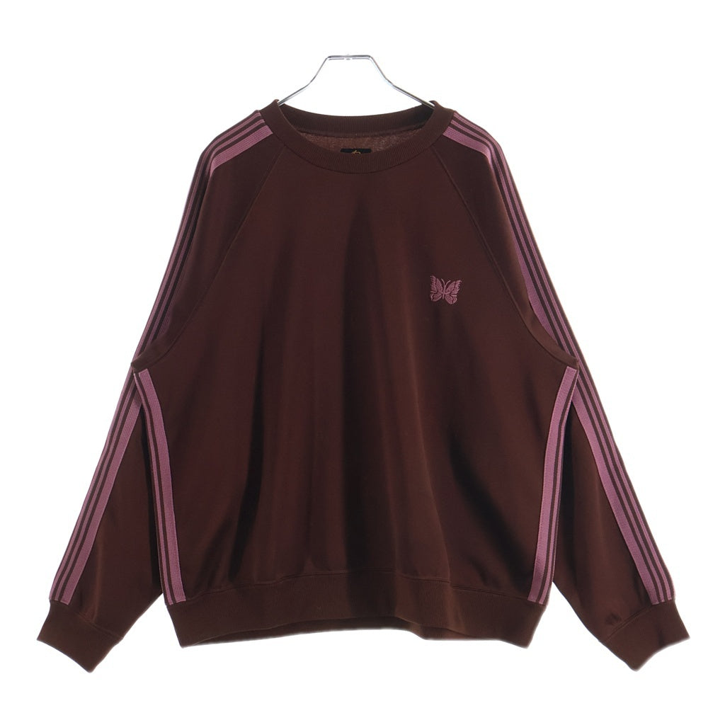 スウェット　XL ブラウン　パープル ニードルス　ニードルズ　needles Needles(ニードルス) Track Crew Neck Shirt トラッククルーネック