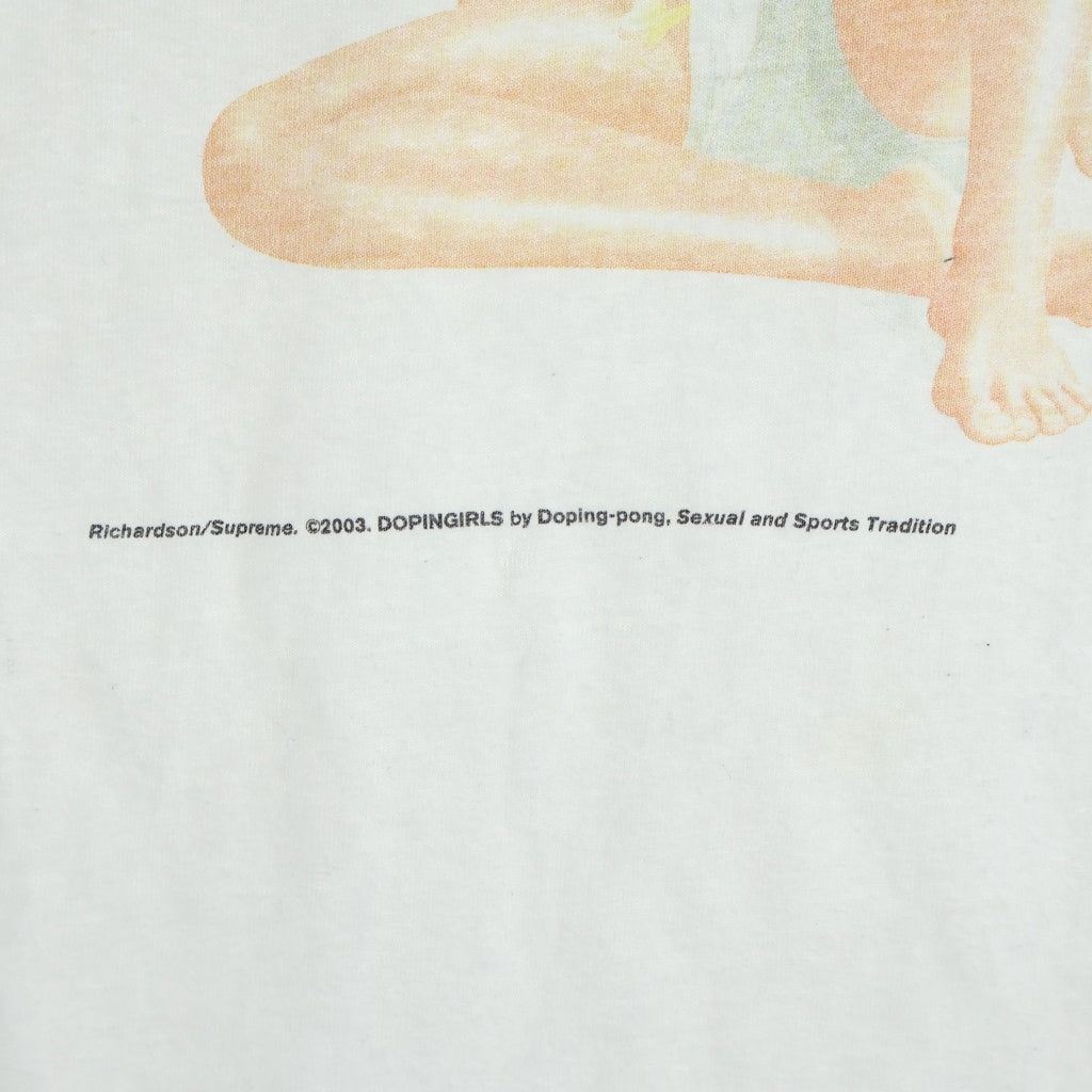 SUPREME(シュプリーム) 03SS Richardson Tee リチャードソン フロントプリント半袖Tシャツ カットソー ホワイト
