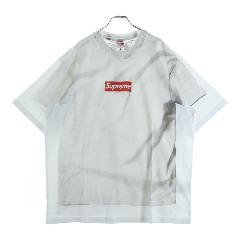 SUPREME(シュプリーム) 24SS ×Box Logo Tee エムエムシックスメゾンマルジェラ ボックスロゴプリント半袖Tシャツ カットソー ホワイト