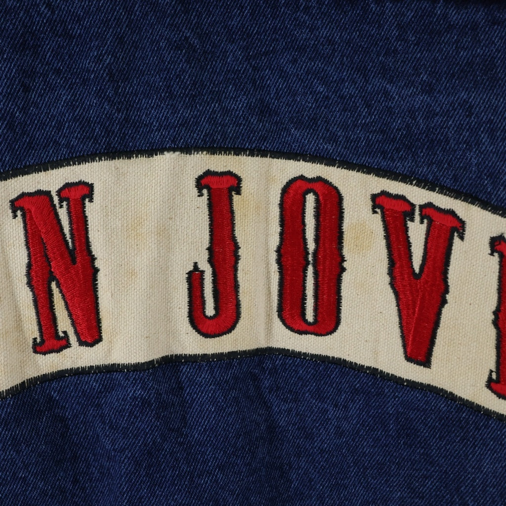 VINTAGE(ヴィンテージ) 90S BON JOVI NEW JERSEY バック刺繍 デニムジャケット インディゴ