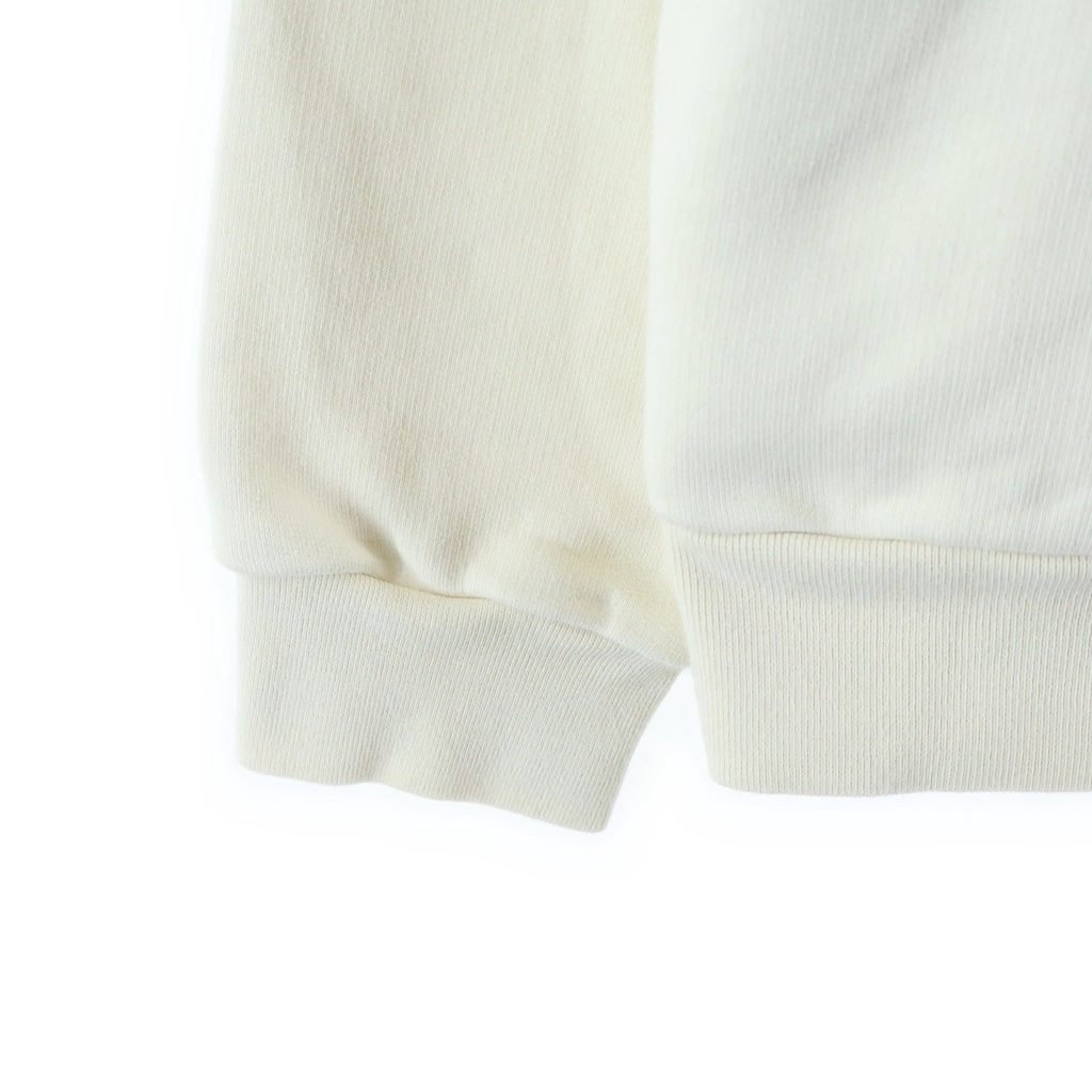 STONE ISLAND(ストーンアイランド) GHOST PIECE ゴーストピース ロゴワッペン クルーネックスウェットトレーナー アイボリー 7715633F3