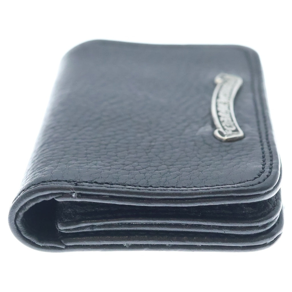 CHROME HEARTS(クロムハーツ) CARD CASE グロメット付き レザーカードケース ブラック