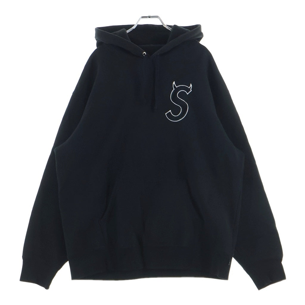 SUPREME(シュプリーム) 22AW Devil S Logo Hooded Sweatshirt デビル S ロゴ プルオーバースウェットパーカー ブラック