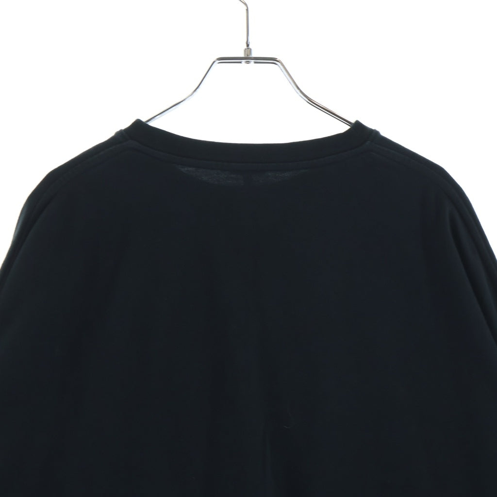 LOEWE(ロエベ) アナグラムエンブロイダリー クルーネック 長袖Tシャツ カットソー ブラック H526Y22XAX