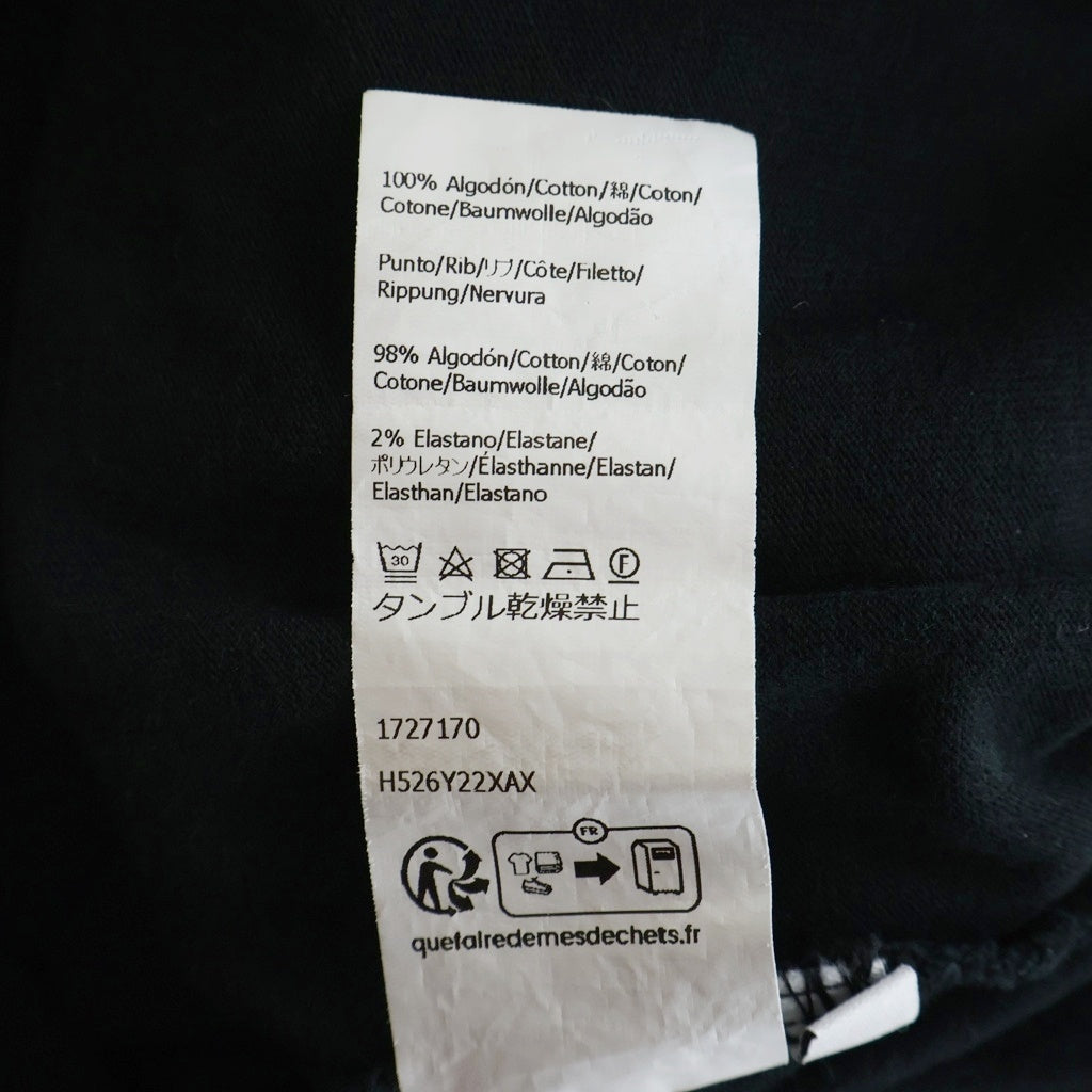LOEWE(ロエベ) アナグラムエンブロイダリー クルーネック 長袖Tシャツ カットソー ブラック H526Y22XAX