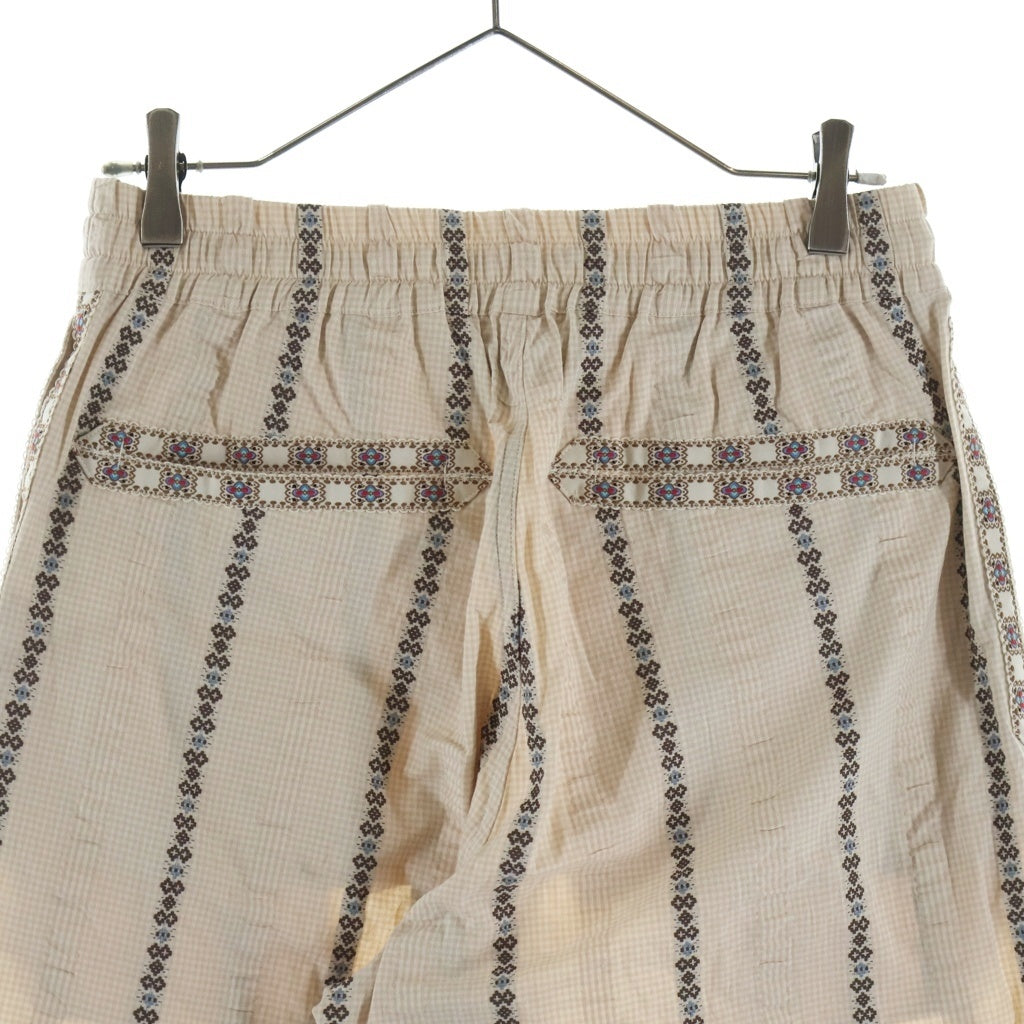 SUGARHILL(シュガーヒル) 26SS TYROL DOBBY PANTS チロル ドビー ドローコード コットンパンツ ベージュ 26440304