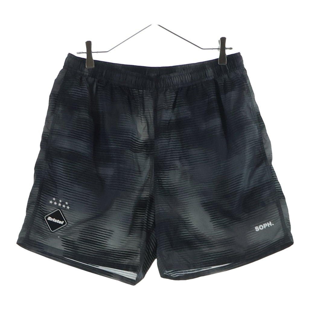 F.C.R.B./F.C.Real Bristol/FCRB(エフシーアールビー/エフシーレアルブリストル) 25SS SPEED CAMO EASY SHORTS スピードカモ イージーショーツ ナイロン ハーフパンツ グレー FCRB-250028