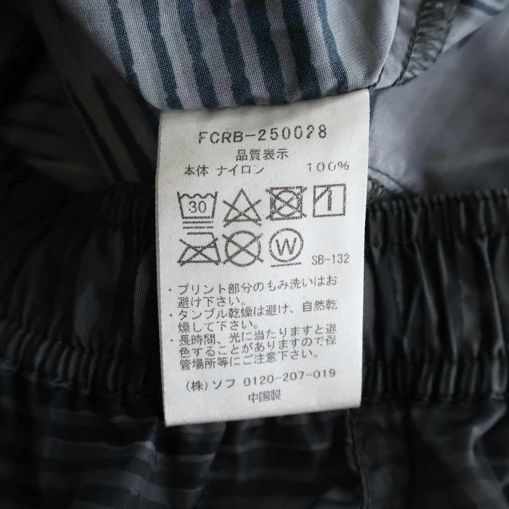 F.C.R.B./F.C.Real Bristol/FCRB(エフシーアールビー/エフシーレアルブリストル) 25SS SPEED CAMO EASY SHORTS スピードカモ イージーショーツ ナイロン ハーフパンツ グレー FCRB-250028