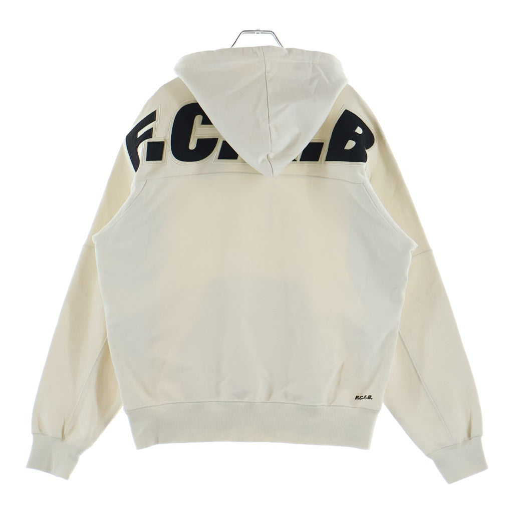 F.C.R.B./F.C.Real Bristol/FCRB(エフシーアールビー/エフシーレアルブリストル) BIG LOGO BAGGY SWEAT HOODIE ビックロゴ バギー スウェット フーディーパーカー ホワイト FCRB-252091