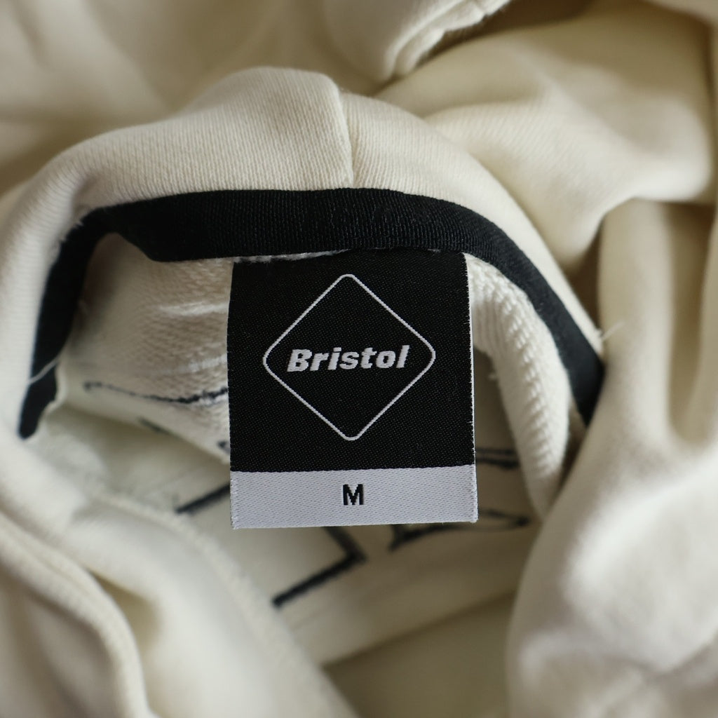 F.C.R.B./F.C.Real Bristol/FCRB(エフシーアールビー/エフシーレアルブリストル) BIG LOGO BAGGY SWEAT HOODIE ビックロゴ バギー スウェット フーディーパーカー ホワイト FCRB-252091