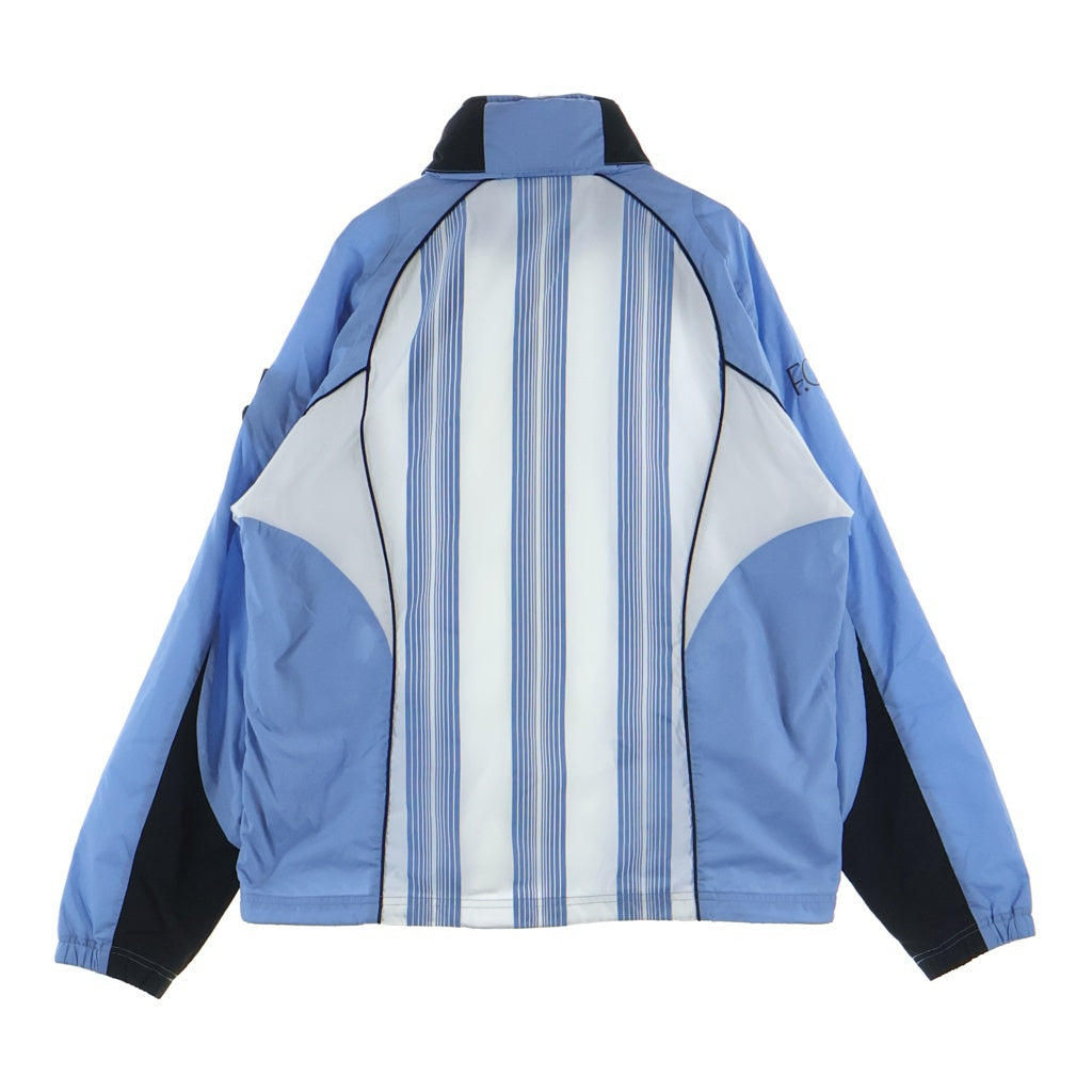 F.C.R.B./F.C.Real Bristol/FCRB(エフシーアールビー/エフシーレアルブリストル) 25AW EXHIBITION GAME JACKET ジップアップ エキシビション ナイロン ゲーム ジャケット ホワイト/ブルー FCRB-252000