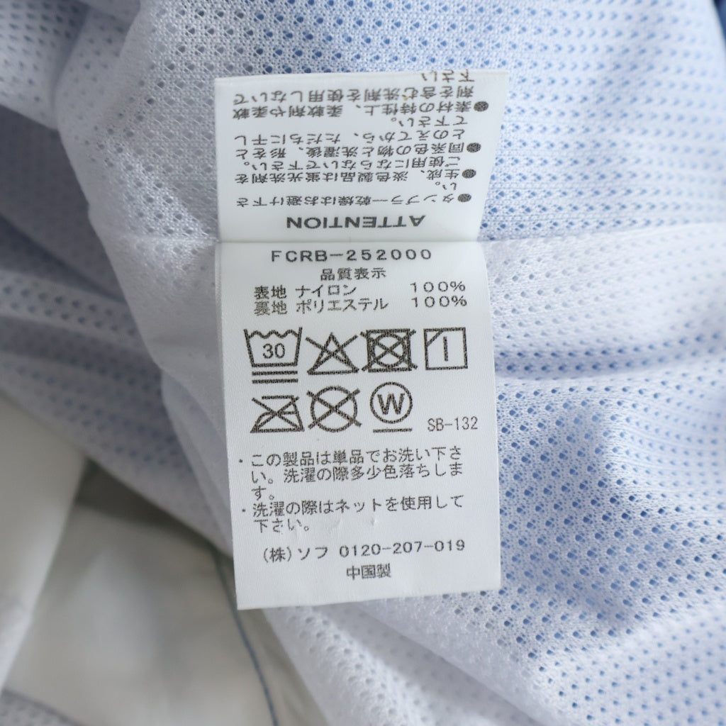 F.C.R.B./F.C.Real Bristol/FCRB(エフシーアールビー/エフシーレアルブリストル) 25AW EXHIBITION GAME JACKET ジップアップ エキシビション ナイロン ゲーム ジャケット ホワイト/ブルー FCRB-252000
