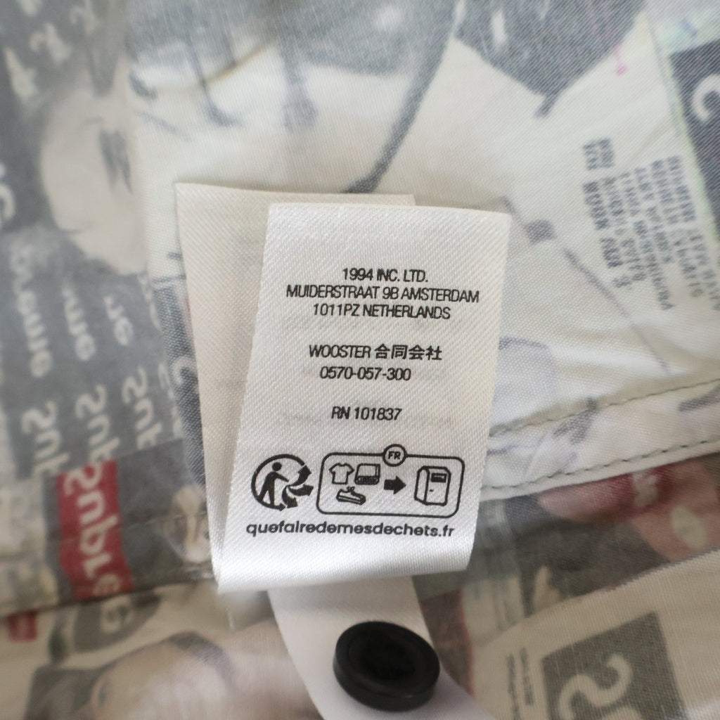 SUPREME(シュプリーム) 23SS Magazin S/S Shirt マガジン 総柄 半袖レーヨンシャツ マルチ