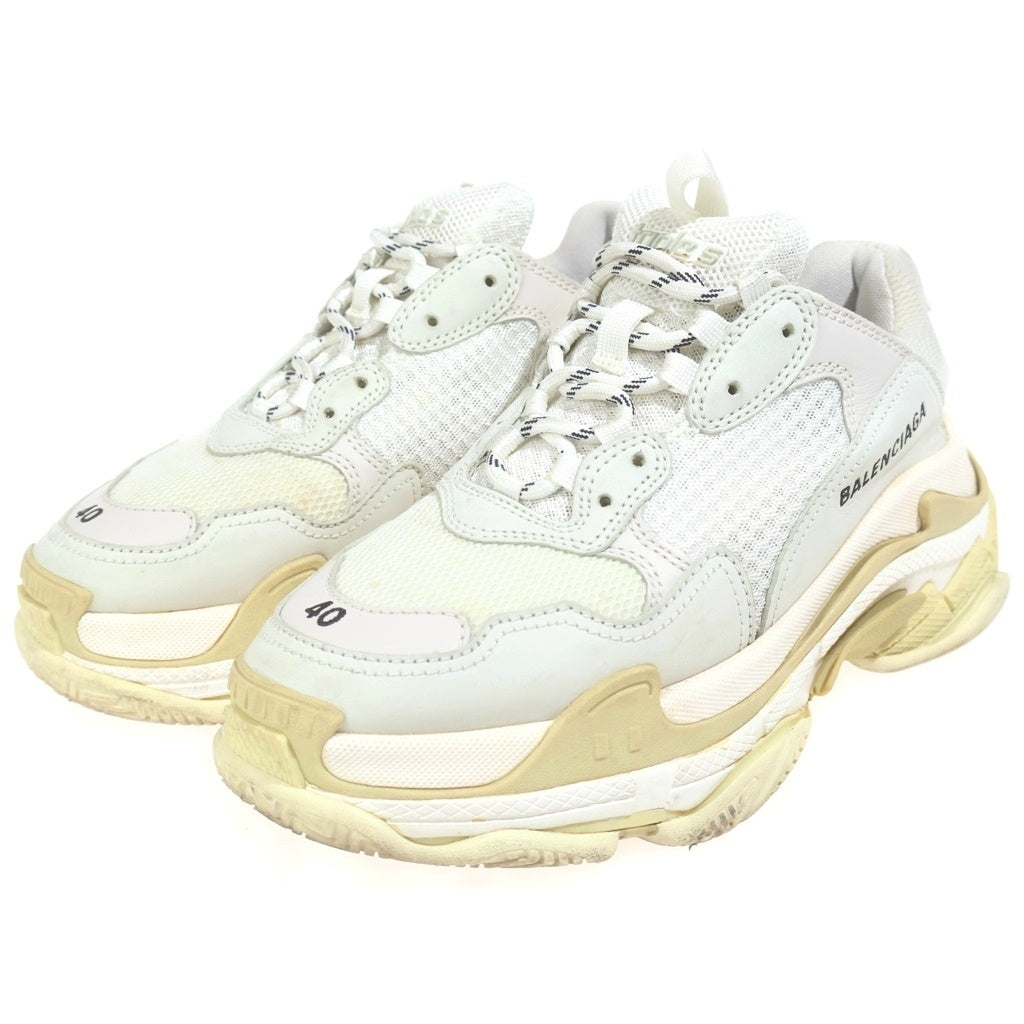 BALENCIAGA(バレンシアガ) Triple S トリプルS ローカットスニーカー シューズ ホワイト US7/26.5cm 534217