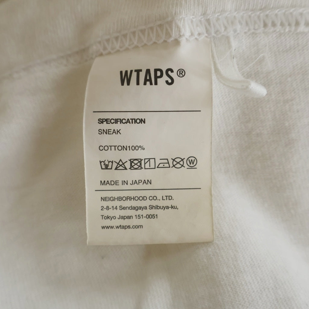 WTAPS(ダブルタップス) URBAN TERRITORY フロントプリント半袖Tシャツ カットソー ホワイト