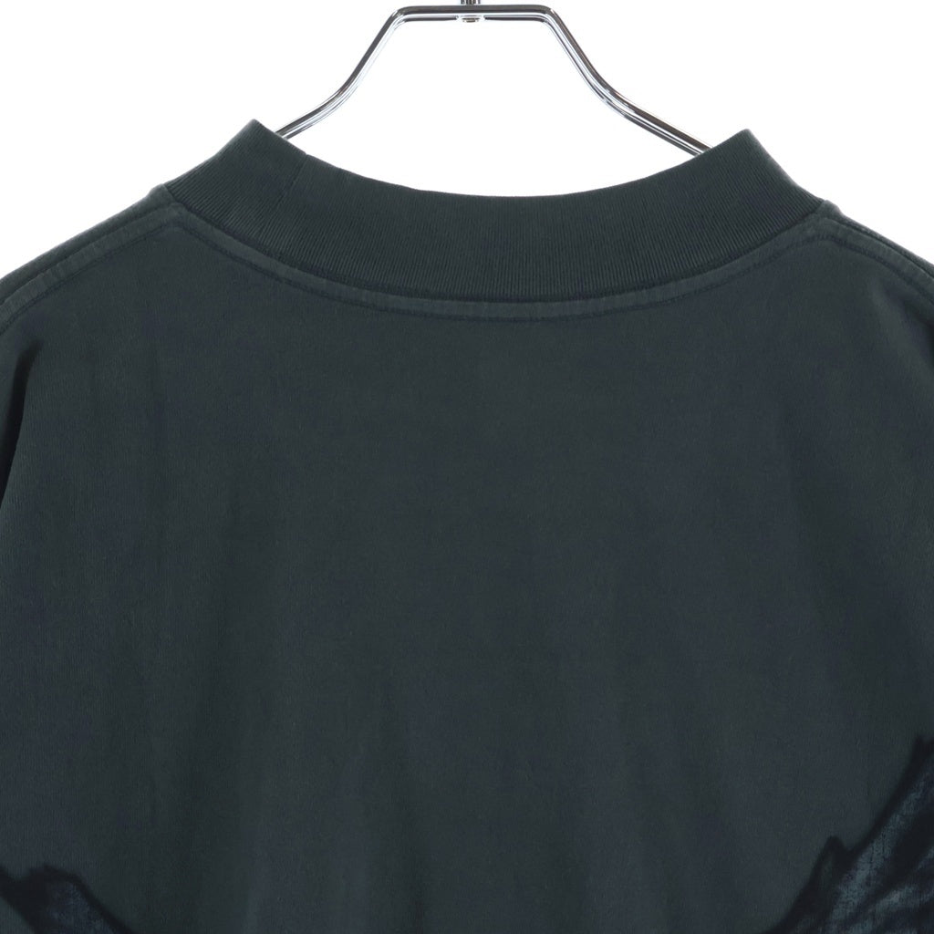 YEEZY GAP(イージーギャップ) × BALENCIAGA Dove Long Sleeve Tee バレンシアガ フロントロゴプリント 長袖Tシャツ カーキ