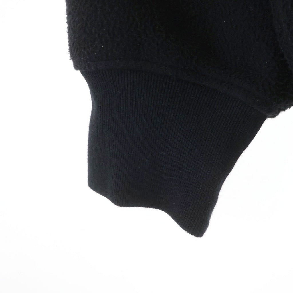 WTAPS(ダブルタップス) Depst 02 デペスト02 ハーフジップ フリースプルオーバースウェット ブラック 242ATDT-CSM26