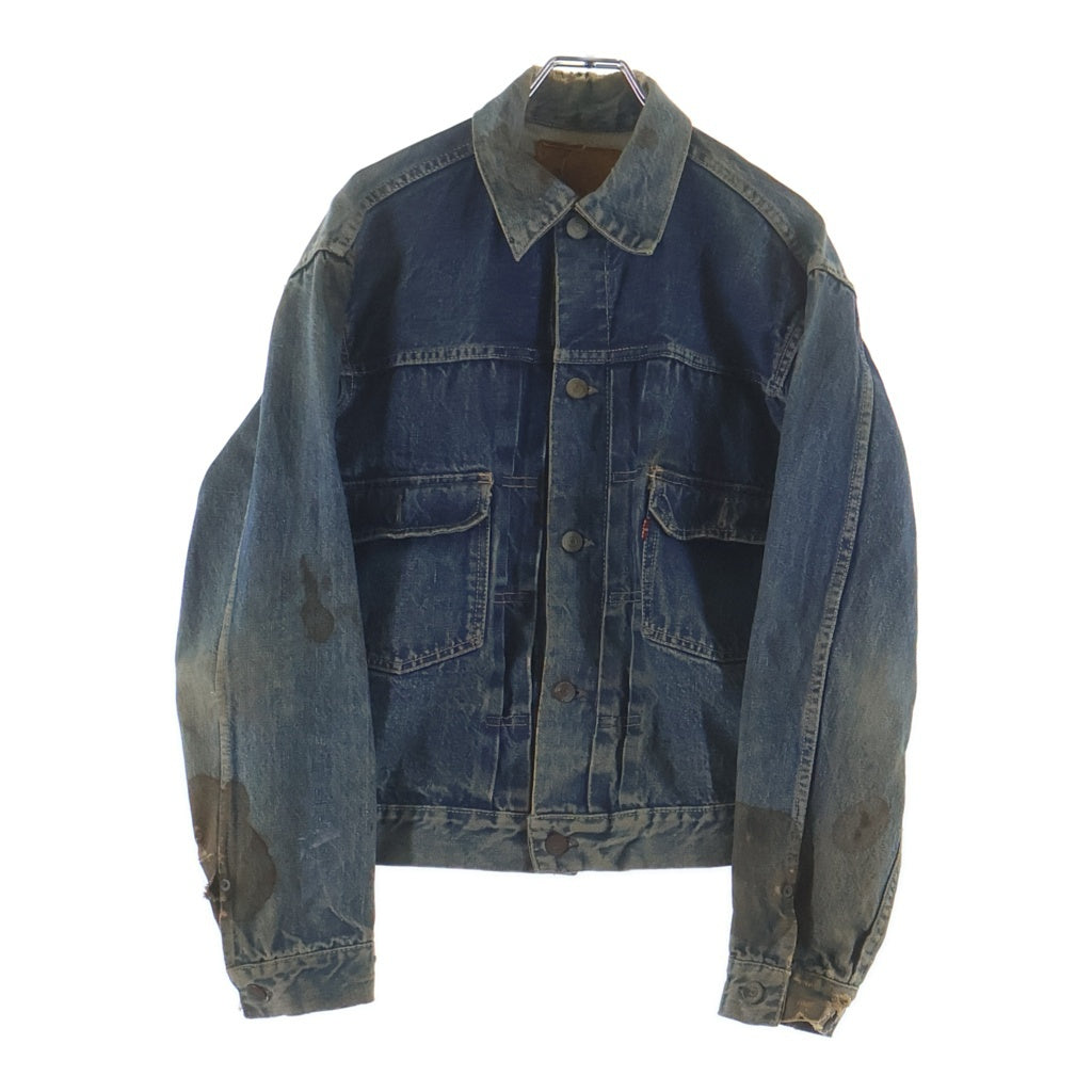 Levi's(リーバイス) 50s 507XX 2nd 革パッチ 両面タブ デニムジャケット インディゴ