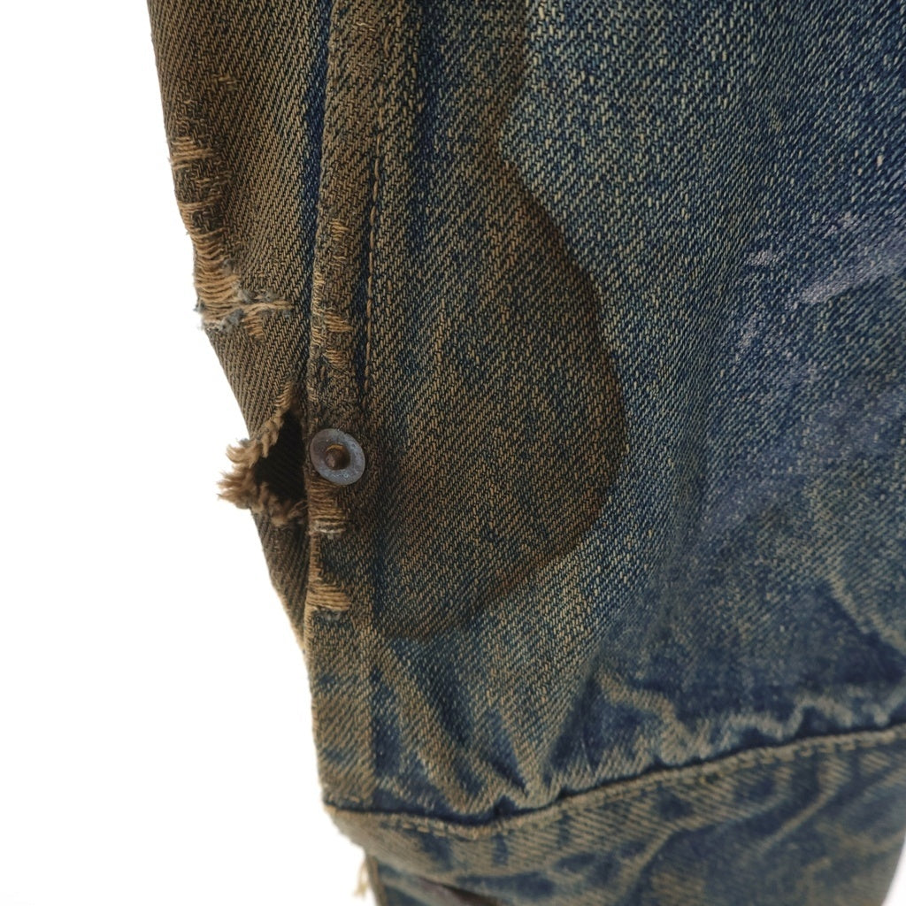 Levi's(リーバイス) 50s 507XX 2nd 革パッチ 両面タブ デニムジャケット インディゴ
