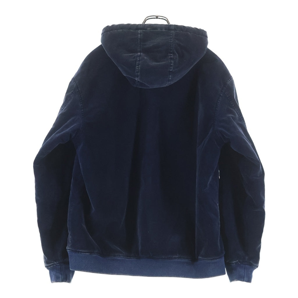 NO BRAND(ノーブランド) 25AW BILLABONG (ビラボン) INDIGO VELOUR 裏地ボア ジップアップ フーデッドジャケット ネイビー/ブルー BF012755