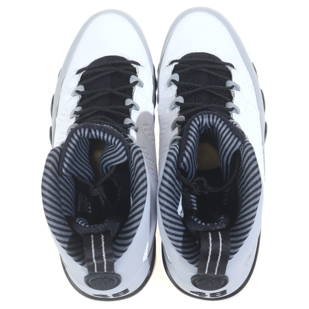 NIKE(ナイキ) AIR JORDAN 9 RETRO BARONS 302370-106 エアジョーダン 9 バロンズ ハイカットスニーカー シューズ ホワイト/グレー US10.5/28.5cm