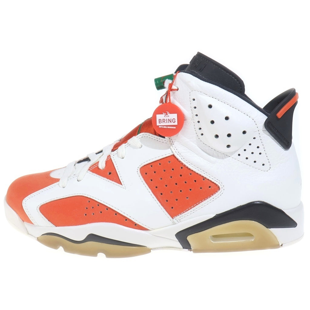 NIKE(ナイキ) IR JORDAN 6 RETRO GATORADE 384664-145 エア ジョーダン 6 レトロ ゲータレード ハイカットスニーカー シューズ ホワイト/オレンジ US10.5/28.5cm