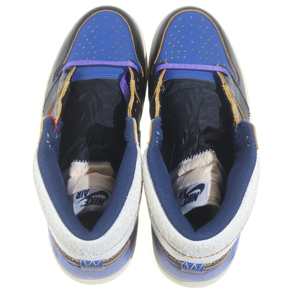 NIKE(ナイキ) ×fragment design ×UNION AIR JORDAN 1 High OG Sport Royal IO7847-001 エアジョーダン1 ハイ スポーツロイヤル ハイカットスニーカー シューズ US10/28.0cm