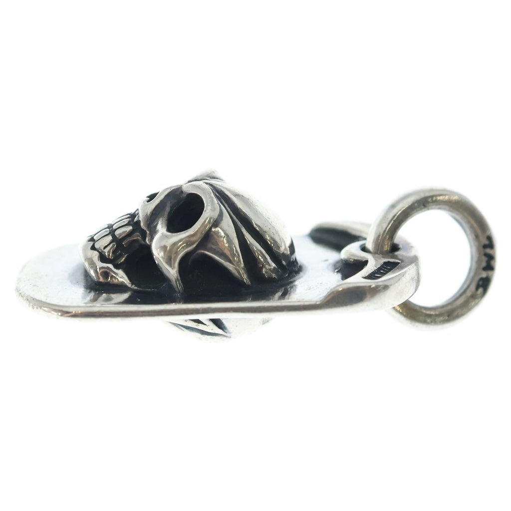 Bill Wall Leather/BWL(ビルウォールレザー) SKULL DOG TAG スカルドッグタグ ペンダントトップ シルバー