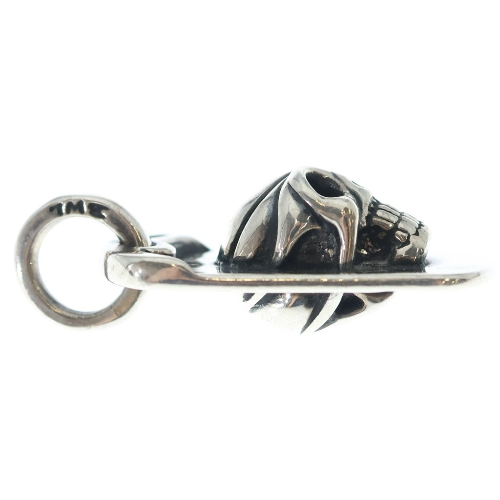 Bill Wall Leather/BWL(ビルウォールレザー) SKULL DOG TAG スカルドッグタグ ペンダントトップ シルバー レディース