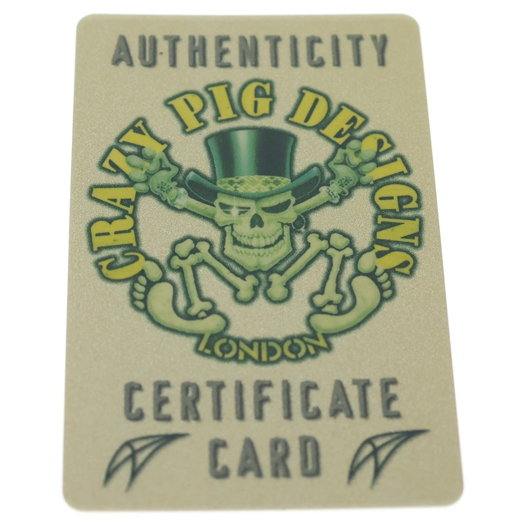 CRAZY PIG(クレイジーピッグ) Skull in The Moon スカルインザムーン ペンダントトップ シルバー