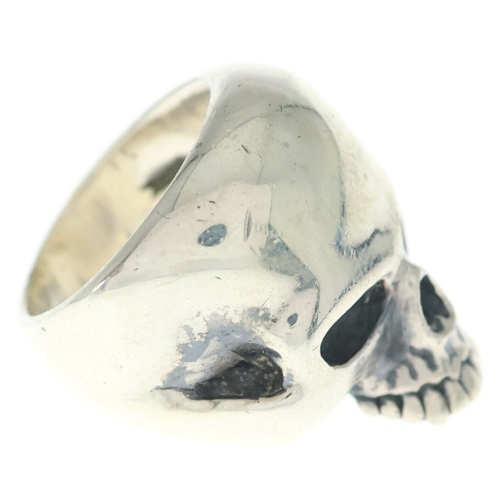 CRAZY PIG(クレイジーピッグ) LARGE EVIL SKULL RING ラージ スカルリング シルバー